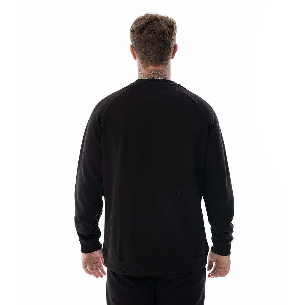 BLACK ATI CREW NECK