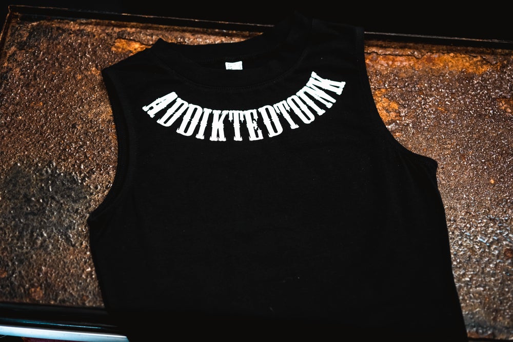 ATI Womens Crop - Black Tank OG Round Neck