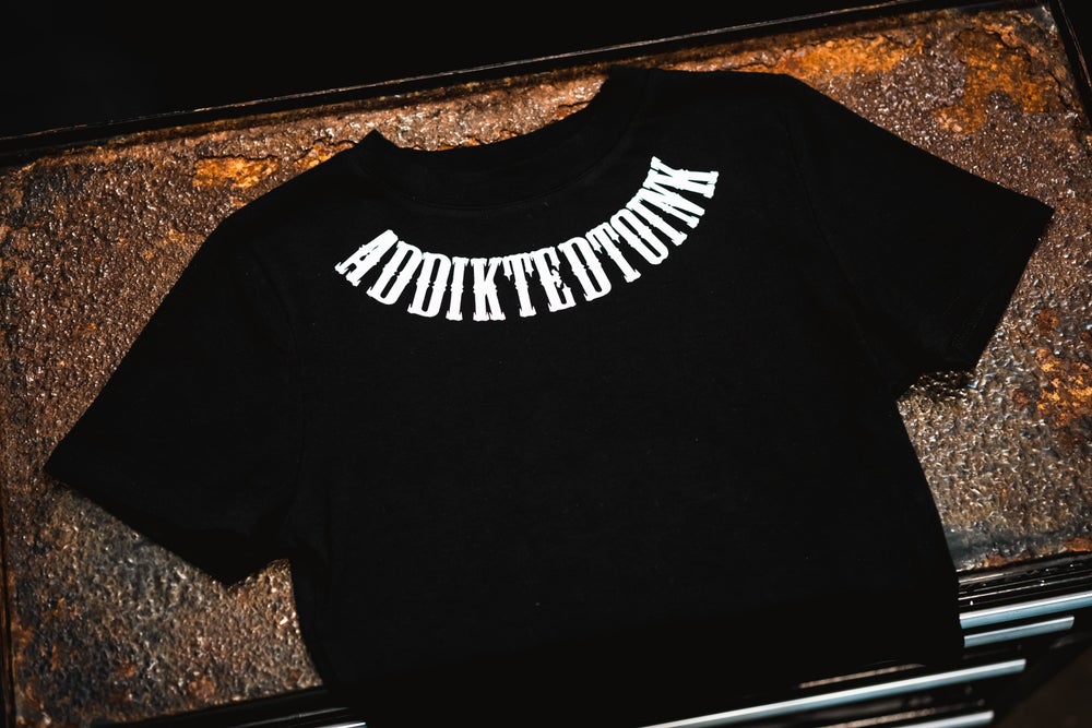 ATI Womens Crop - Black Tee OG Round Neck