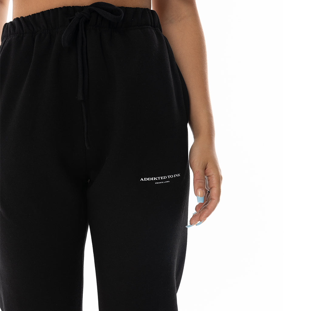 BLACK ATI TRACK PANTS