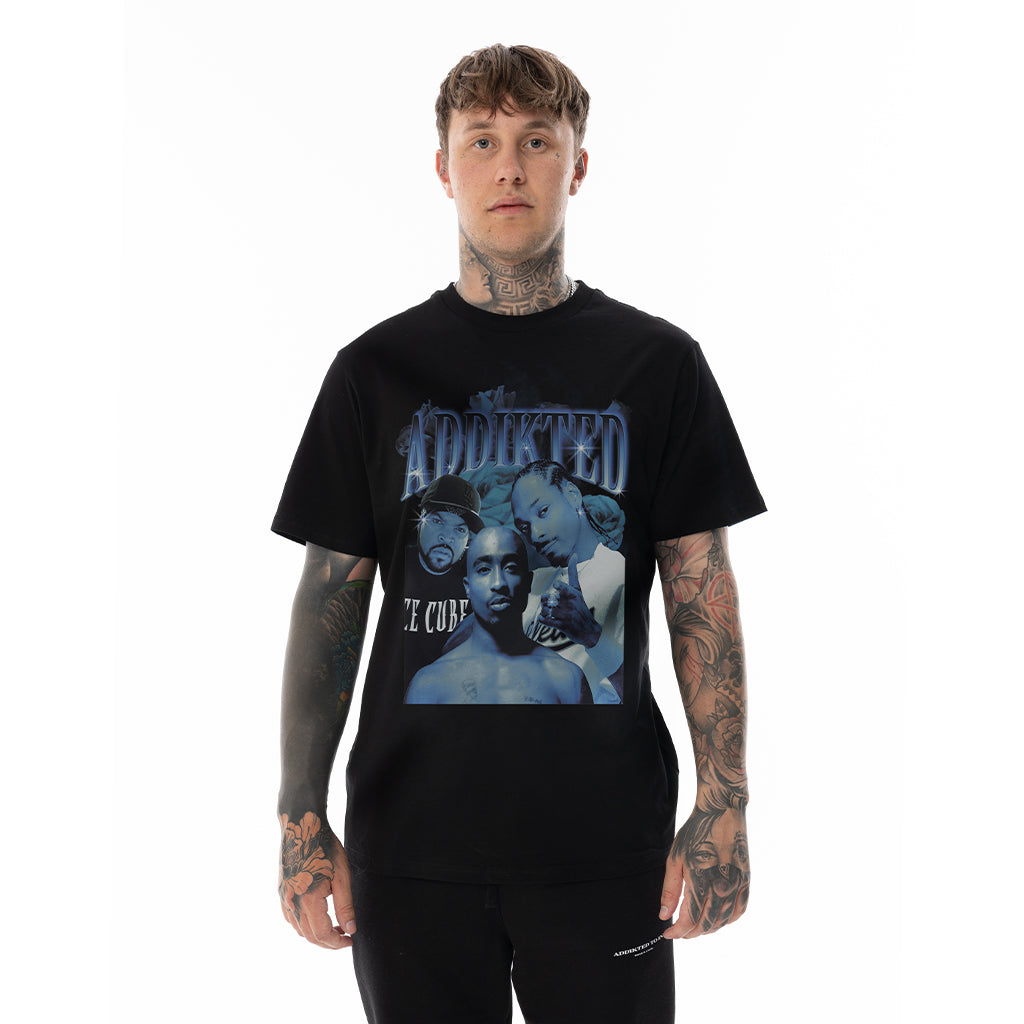 BLACK ATI TEE REGULAR FIT