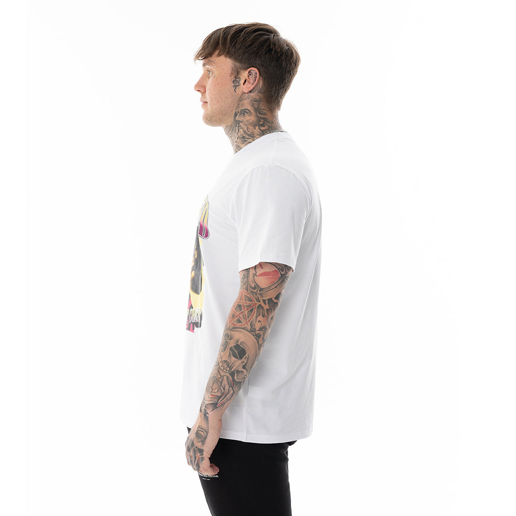 WHITE ATI TEE REGULAR FIT
